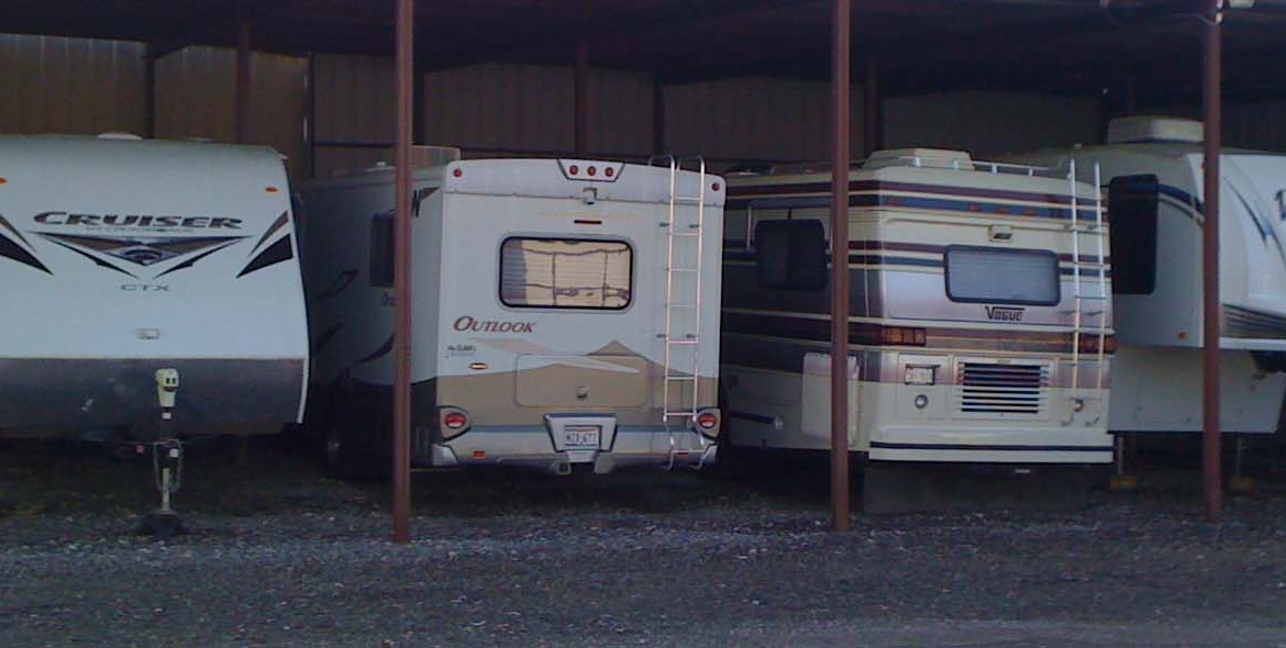 covered indoor rv storage parking