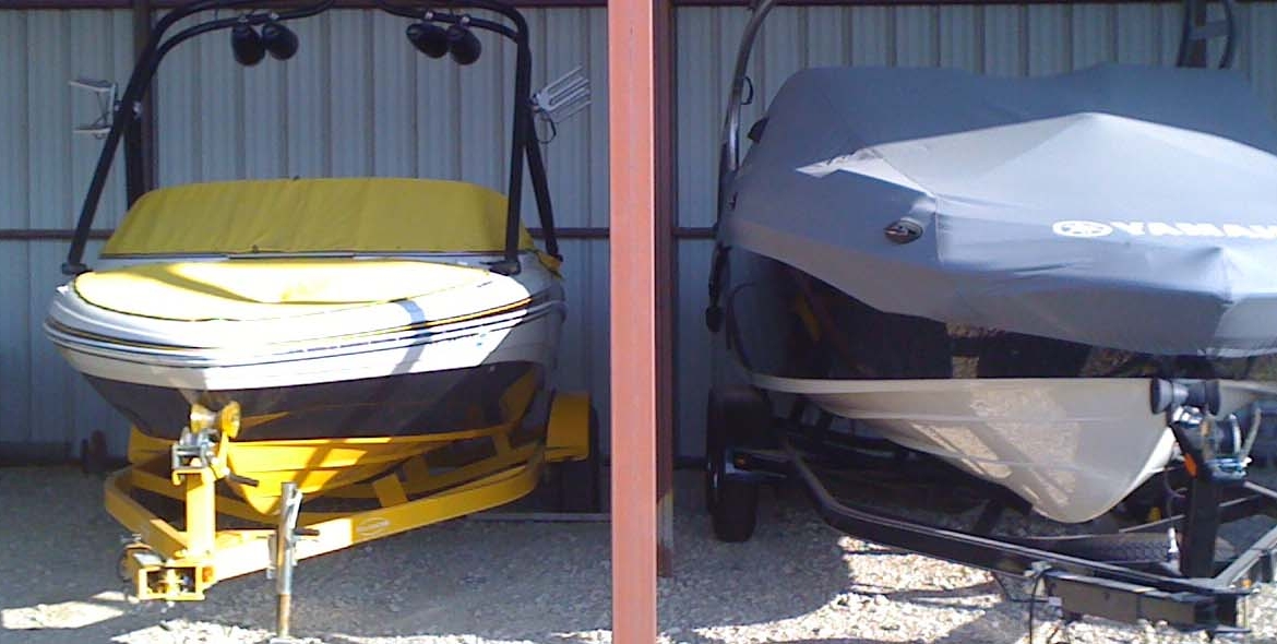 Indoor Boat storage is not limited to marinas. Try a self storage facility for your boat.